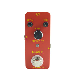ODRIVE-TS Electric Guitar Effects Pedal with Bright Overload Timbre for Blues Music DC 9V