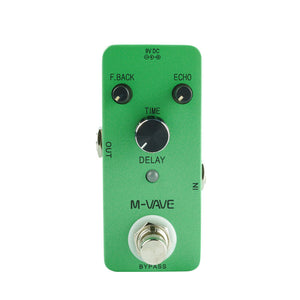 Classic DELAY High Performance Electric Guitar Effects Pedal with 9 Types of Delay DC 9V 5mA