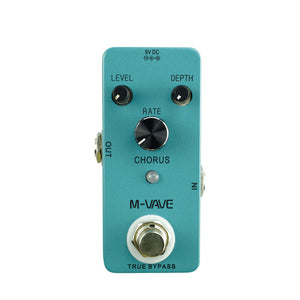 CHORUS Electric Guitar Effect Pedal with 1/4’’ Mono Audio Jack for Input and Output DC 9V 5mA
