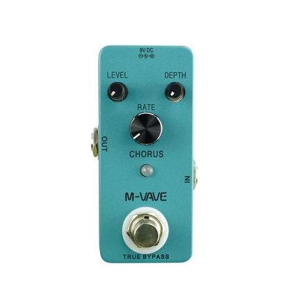CHORUS Electric Guitar Effect Pedal with 1/4’’ Mono Audio Jack for Input and Output DC 9V 5mA