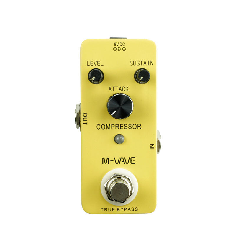 M-VAVE COMPRESSOR High Performance Electric Effects Pedal Suitable for High Gain Distortion DC 9V