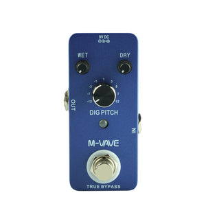 Dig Pitch High Performance Electric Effect Pedal with ±1OCT Octave Range DC 9V 5mA