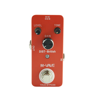 M-VAVE DIST-British High Performance Electric Guitar Pedal with Long Sustain and Distortion