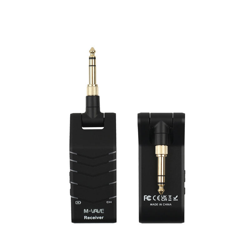 M-VAVE WP-4 Guitar Wireless Transmission System with 270° Rotating Plug and 24bit/48KHz Uncompressed Digital Transmission
