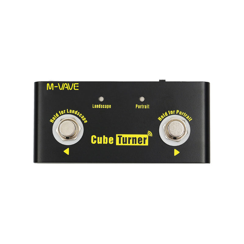 M-VAVE Cube Turner Wireless Bluetooth Page Turner Support Looper Effect Pedal and Compatible with iPad iPhone and Android