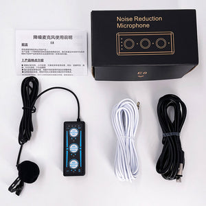 E8 High Performance Noise Reduction Microphone with Excellent Noise Reduction and Reverb Function