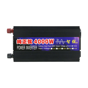 4000W Power Inverter Pure Sine Wave Input 60V Output 220V for Home Appliances Solar Energy