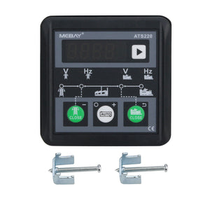 MEBAY ATS220 8-36V ATS Controller Automatic Transfer Switch Controller with LED Display