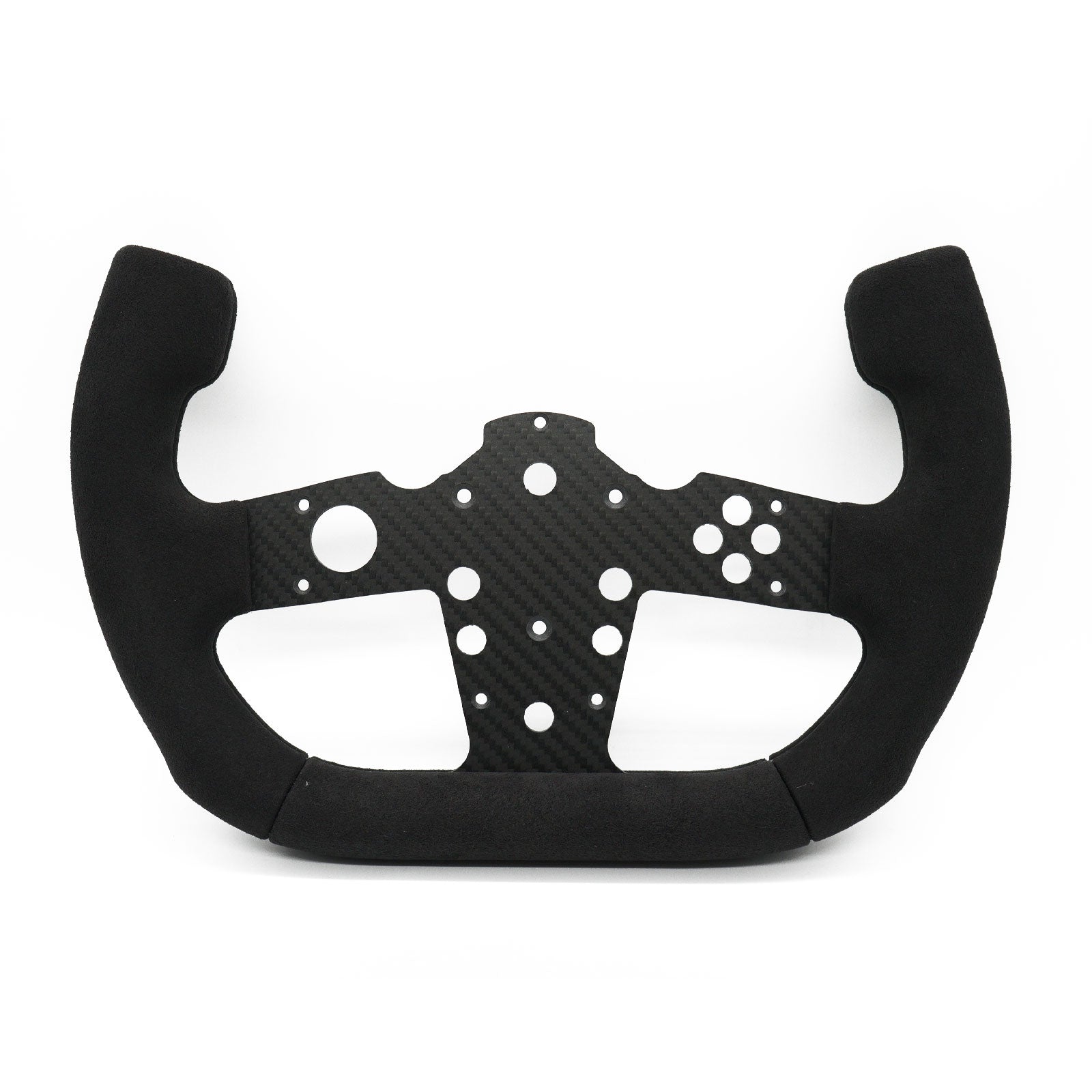 TGT-Ox Horn PC Racing Steering Wheel SIM Racing Wheel Suede Handle Gam