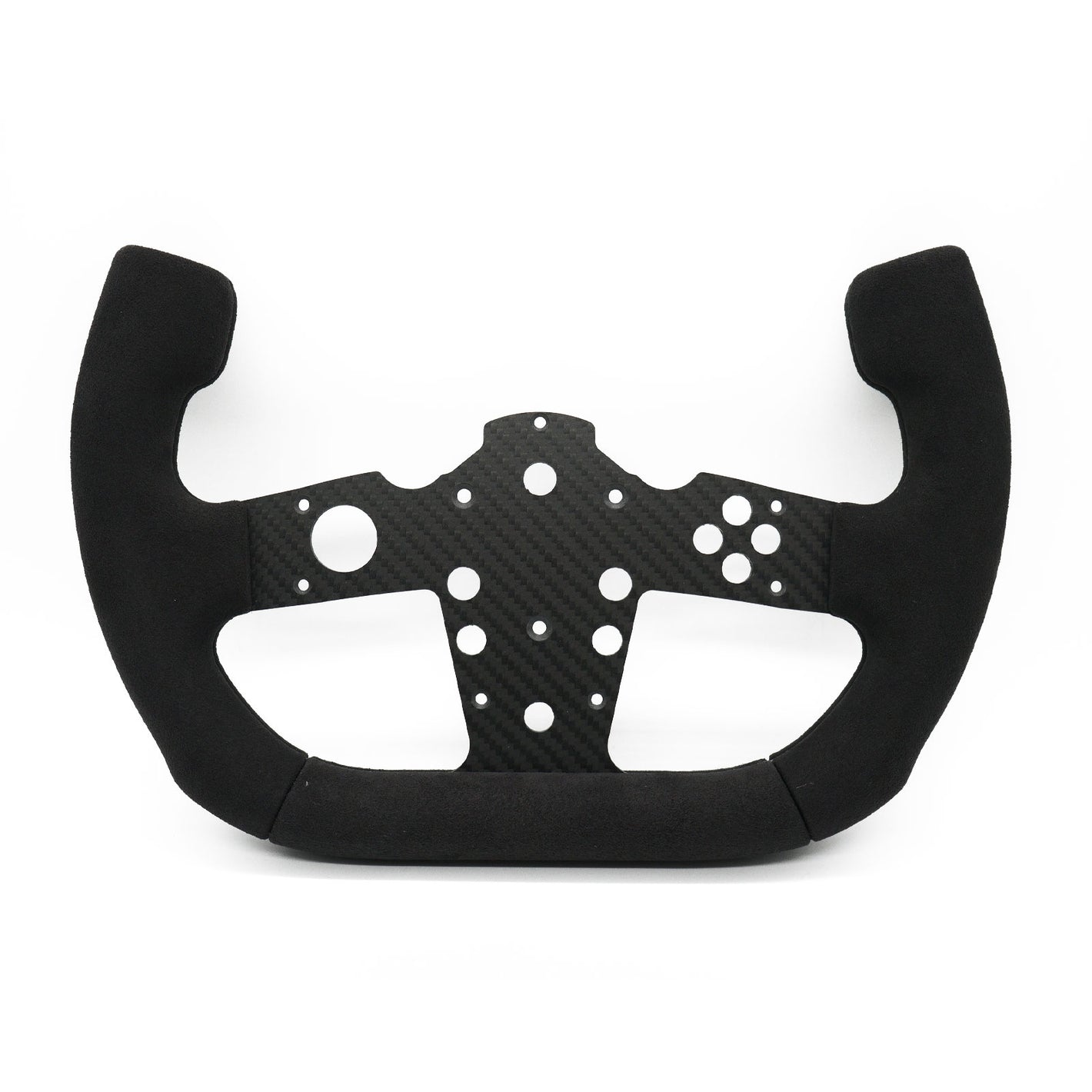 Simplayer TGT-Ox Horn PC Racing Steering Wheel SIM Racing Wheel Suede Handle Gaming Accessory