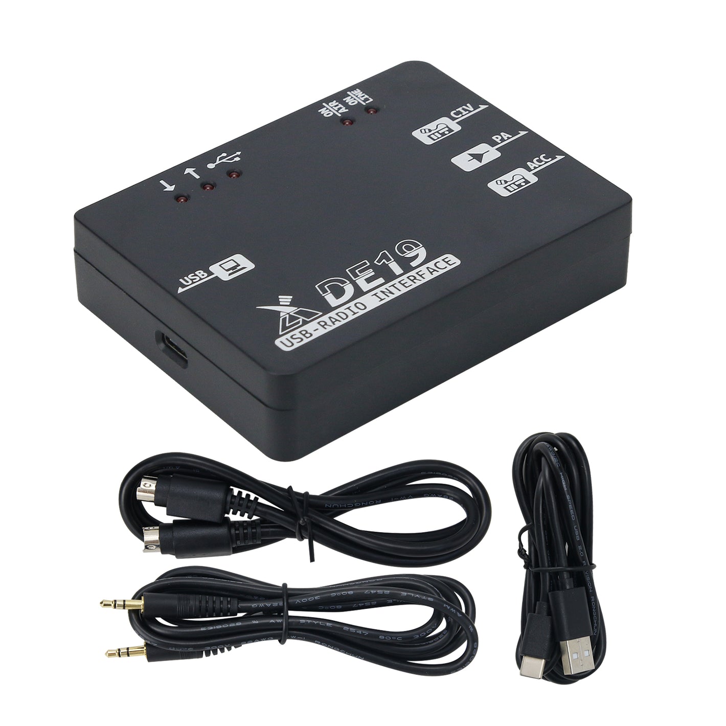 DE19 External Expansion Adapter USB Radio Interface Apply to G106C G90S XPA125B FOR XIEGU
