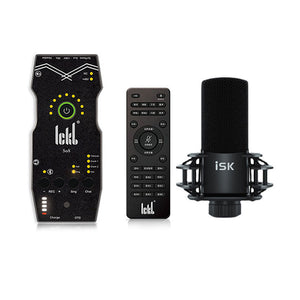 ICKB SO8 Fifth Generation Live Sound Card Cellphone Livestreaming Sound Card w/ ISK S440 Microphone