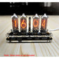 IN-8 4-Digit Nixie Tube Clock Desktop Clock Advanced Version with LED Backlight Remote Control