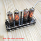 IN-8 4-Digit Nixie Tube Clock Desktop Clock Advanced Version with LED Backlight Remote Control