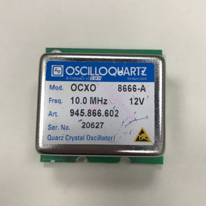 Used OCXO 8663-XS 10MHz Constant Temperature Crystal Oscillator 12V Sine Wave 50 Ohm