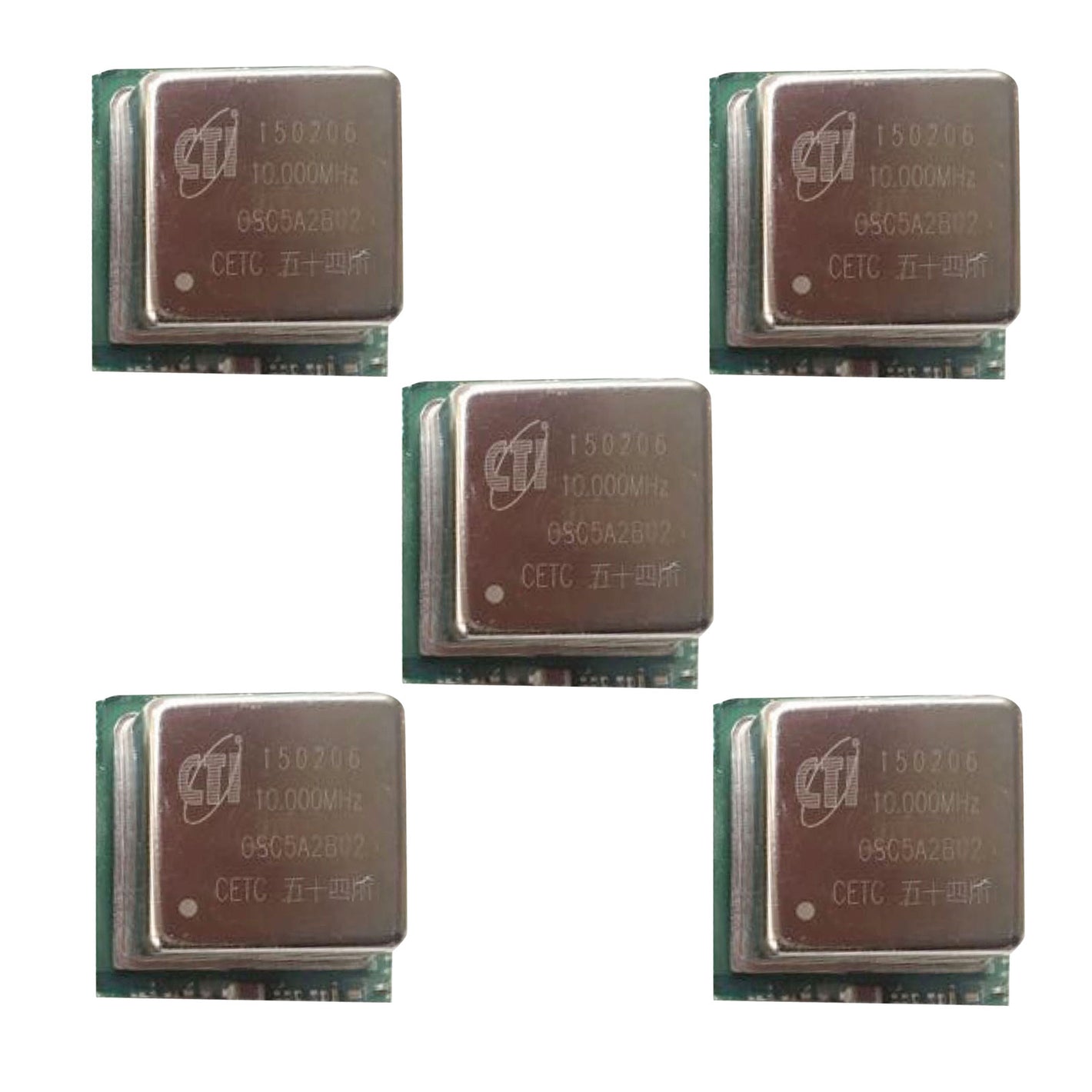 5pcs Used OSC5A2B02 10MHz Temperature Constant Crystal Oscillator OCXO 10MHz Square Wave 5V