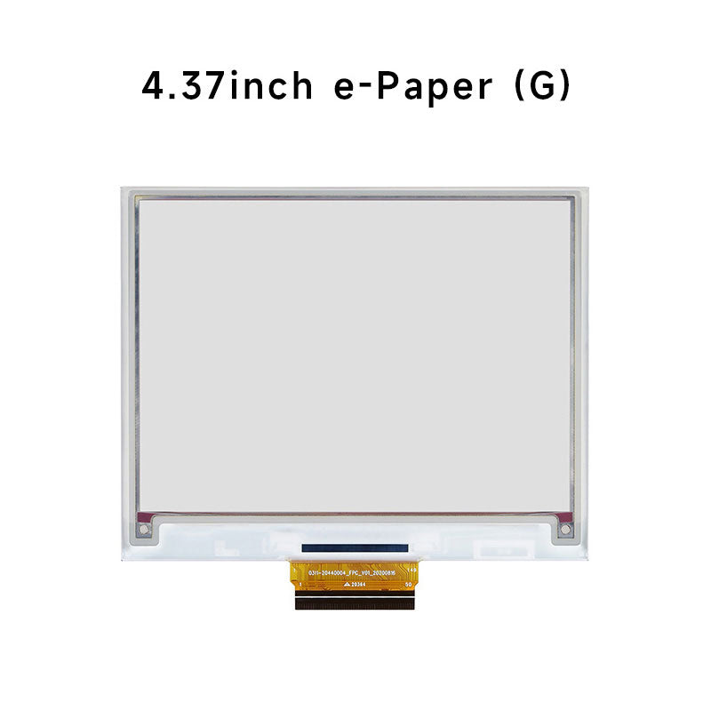 Waveshare 4.37inch e-Paper (G) 3.3V with SPI Control Interface Apply to Market Price Tag Hospital Conference Venue