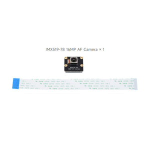 IMX519-78 16MP AF Camera Auto-Focus High-Resolution Industrial Grade Camera for Raspberry Pi Series Boards