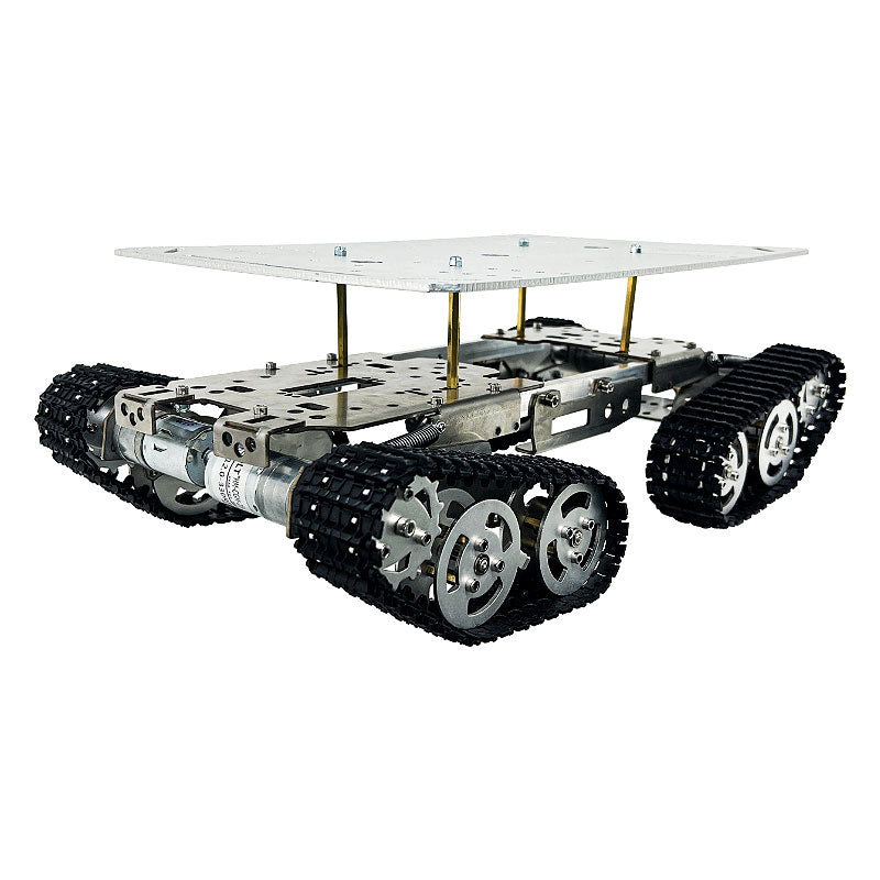TS800S Two-Tier Tank Chassis Obstacle Crossing Robot Chassis Unassembled Load Capacity 12Kg/26.5Lb