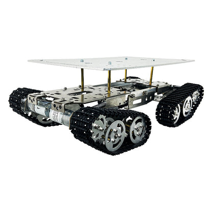 TS800S Two-Tier Tank Chassis Obstacle Crossing Robot Chassis Unassembled Load Capacity 12Kg/26.5Lb