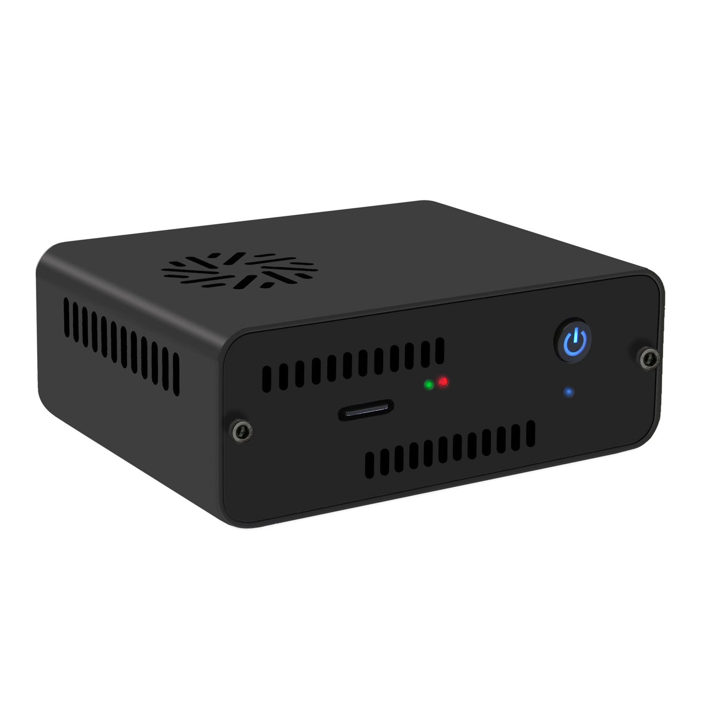 Geekworm NASPi 2.5inch SATA HDD/SSD Hard-drive NAS Storage Kit for Raspberry Pi 4B with 2 Micro HDMI-Compatible Interface