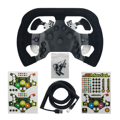 SIMEDAL X-GT Racing Steering Wheel Racing Game Steering Wheel Simulator for Horizon Simagic Fanatec