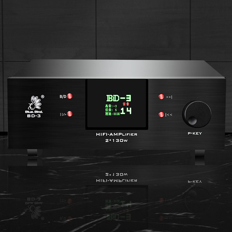Bluebird BD-3 Black HIFI Digital Amplifier U Disk APP Lossless Audio Bluetooth 5.0 Decoder 2 x 130W