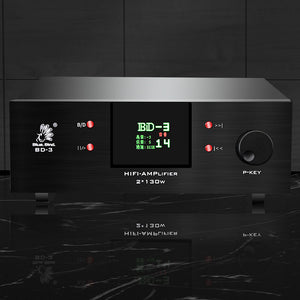 BD-3 Black HIFI Digital Amplifier U Disk APP Lossless Audio Bluetooth 5.0 Decoder 2 x 130W