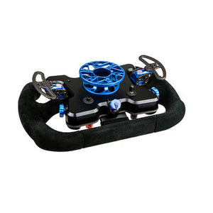 GT Pro Zero Wireless SIM Racing Wheel Force Feedback Steering Wheel (Blue) for Cube Controls