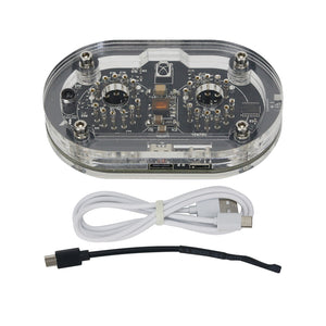 IN-18 2-Digit Nixie Tube Thermometer Creative Desktop Thermometer Controlled by Waving Hands