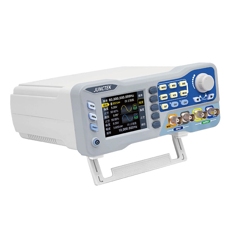 JUNCTEK JDS8060 60MHz Dual Channel DDS Function Arbitrary Waveform Signal Generator High Performance Frequency Counter