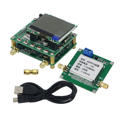 DDS Signal Generator Kit (AD9910 Board + MCU Controller Board + LCD Display + RF Amplifier)