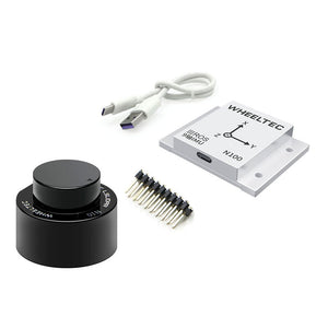 WHEELTEC 9-Axis IMU Module Inertial Measurement Unit FDISYSTEMS N100 with Metal Shell + N10 Radar