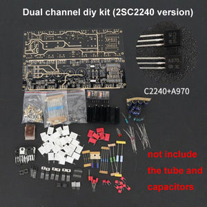 A60+ 400W Hifi Power Amplifier Board Two Channel Power Amp Board Kit (2SC2240) Refers to Circuit for Accuphase