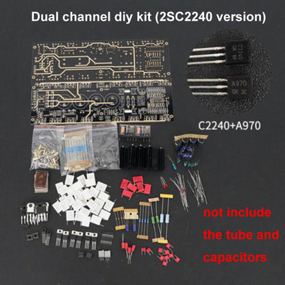 A60+ 400W Hifi Power Amplifier Board Two Channel Power Amp Board Kit (2SC2240) Refers to Circuit for Accuphase