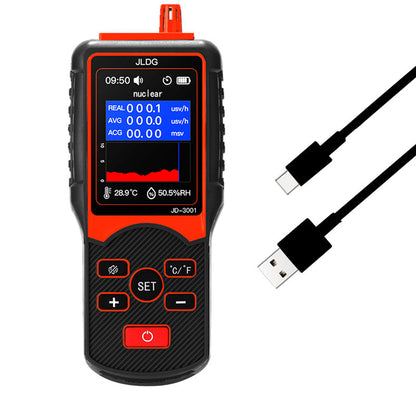 JD-3001 Geiger Counter Nuclear Radiation Detector Electromagnetic Radiation Detection Export Data