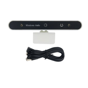 2.1MP Windows Hello Camera Face Recognition Camera PC Camera White (1.5M Data Cable w/ Bent Plug)