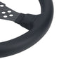 33CM/13" Racing Steering Wheel (Fully Covered with Cow Leather) PC SIM Racing Accessory for MOZA R5