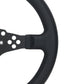 33CM/13" Racing Steering Wheel (Fully Covered with Cow Leather) PC SIM Racing Accessory for MOZA R5