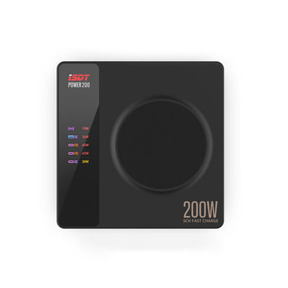 Power 200 Wireless Fast Charger Intelligent Adapter Desktop 200W Ultra High Power for ISDT