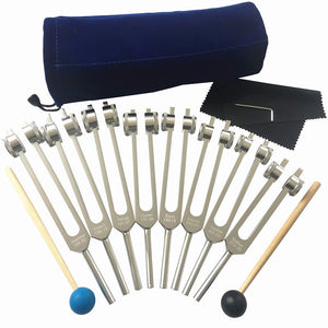 8PCS Tuning Fork 126.22 &amp; 136.10 &amp; 141.27 &amp; 194.18 &amp; 172.06 &amp; 210.42 &amp; 221.23 &amp; 272.20 for Teaching Aid
