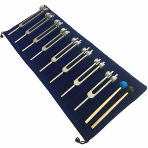 8PCS Tuning Fork 126.22 &amp; 136.10 &amp; 141.27 &amp; 194.18 &amp; 172.06 &amp; 210.42 &amp; 221.23 &amp; 272.20 for Teaching Aid