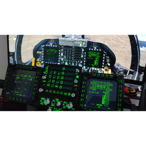 Simplayer F18 Hornet Cockpit UFC Panel Multifunctional Panel for Flight Simulation Video Games