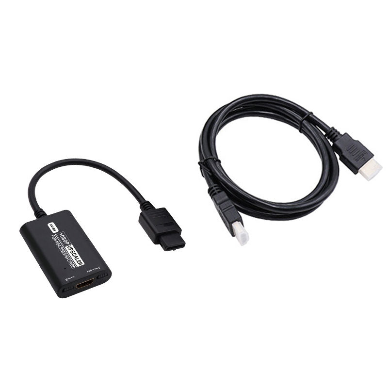 1080P Upscaler 16:9-4:3 AV-S-video HDMI Converter for Retro Video Game Consoles N64/SNES/SFC/NGC