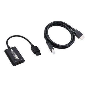 1080P Upscaler 16:9-4:3 AV-S-video HDMI Converter for Retro Video Game Consoles N64/SNES/SFC/NGC