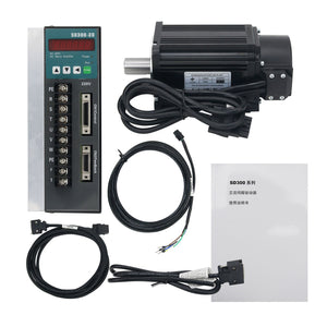 AC 220V Servo Motor Driver Kit 750W 3000RPM Servo Motor Kit For CNC Industrial Automation &amp; Control