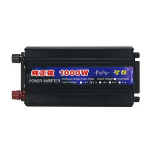 1000W Pure Sine Wave Power Inverter Single Digital Screen (24V to 220V) for Home Vehicle Uses