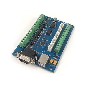 MACH3 USB CNC 5 Axis 100KHz Stepper Motion Control Card Breakout Board for CNC Engraving 12-24V with 4 Motors