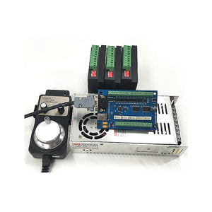 MACH3 USB CNC 5 Axis 100KHz Stepper Motion Control Card Breakout Board for CNC Engraving 12-24V with 3 Drivers