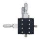 LD60-CM 60x60MM/2.4x2.4" XYZ Axis Sliding Stage Manual Sliding Table with Central Micrometer